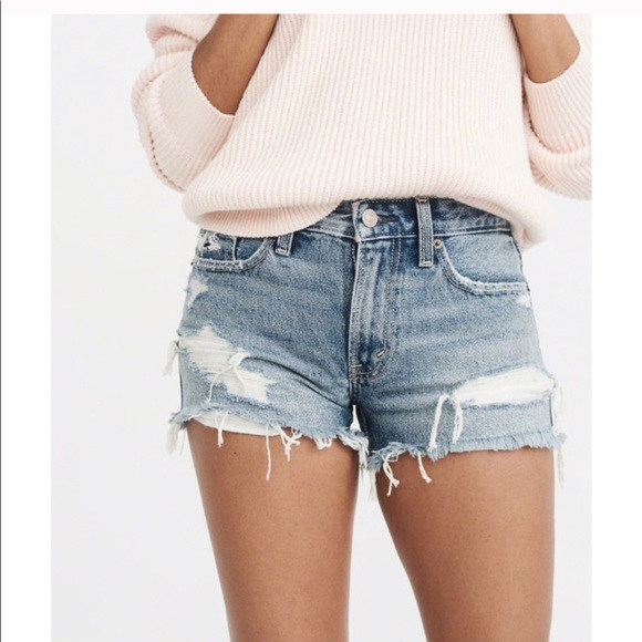 abercrombie low rise shorts